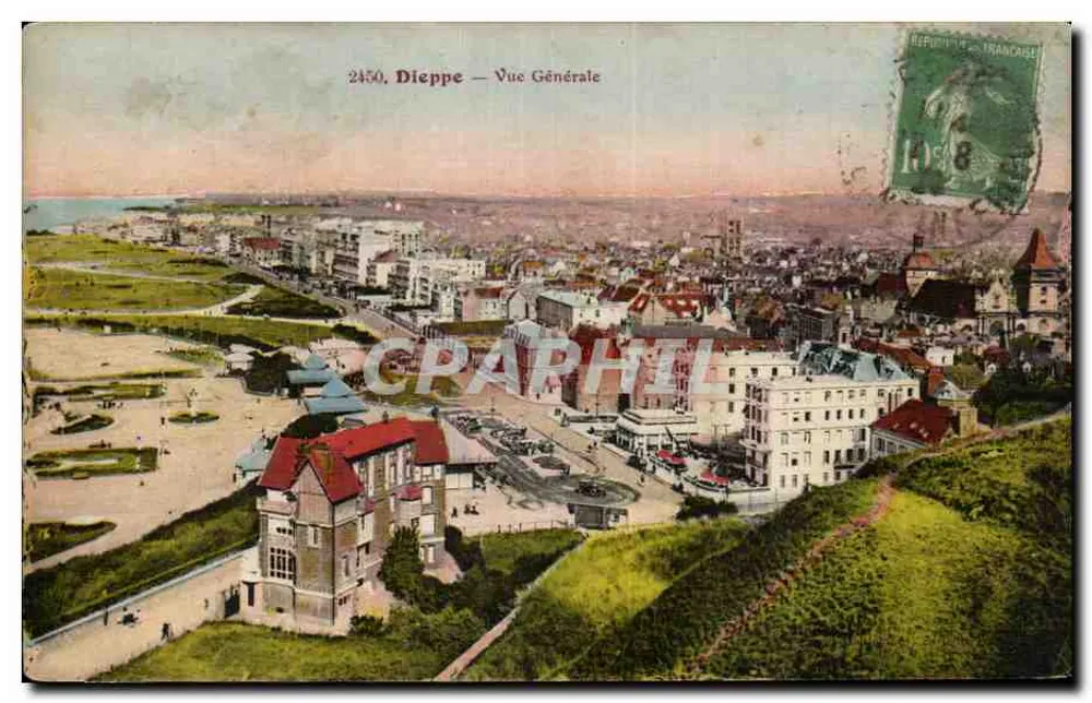 Dieppe — Vista Geral — Editor não identificado, n° de série 2450 - Frente