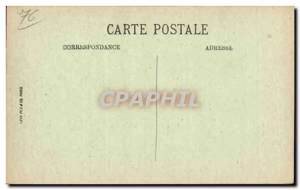 Dieppe — Pescadores retornando ao Porto — LL. - Verso