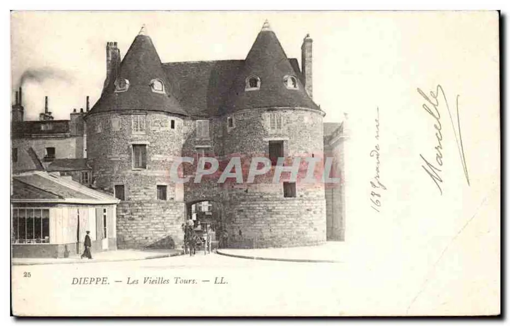 Dieppe — As Velhas Torres — LL. n°25 - Frente