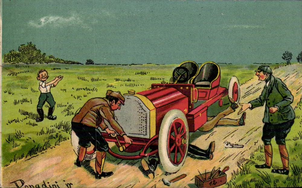 Autoreparatur — Ponadini jr — Nr. 12 - Vorderseite
