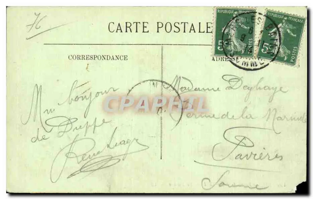 EU — Route de Neufchâtel — Le Viaduc — LL. n°45 - Verso
