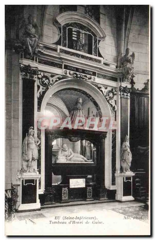 Túmulo de Henrique de Guise — Igreja de Eu (Seine-Inférieure) — ND. Phot. - Frente