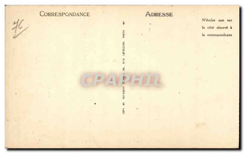 Dieppe — Die « Malle » fährt in den Hafen ein — LL. n° 322 - Rückseite