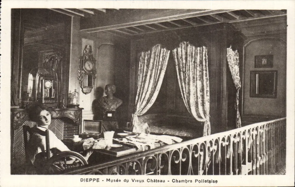 Dieppe - Museum des Alten Schlosses - Polletaise-Zimmer - Vorderseite