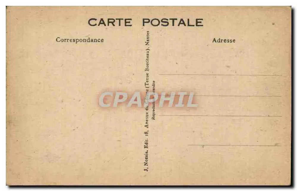Séduction — scène de village — J. Nozis, n°34 - Rückseite