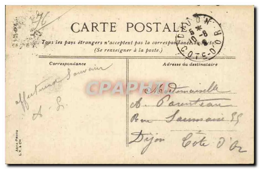 Dieppe - Teatr — wydawca L.V. & Cie, n°2 - Rewers