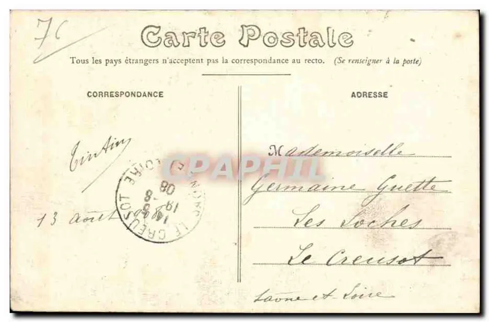 Dieppe — Vista geral — Editor desconhecido, n° 12 - Verso