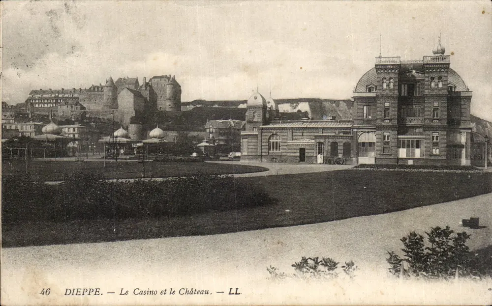Dieppe — Das Casino und das Schloss — LL - Vorderseite