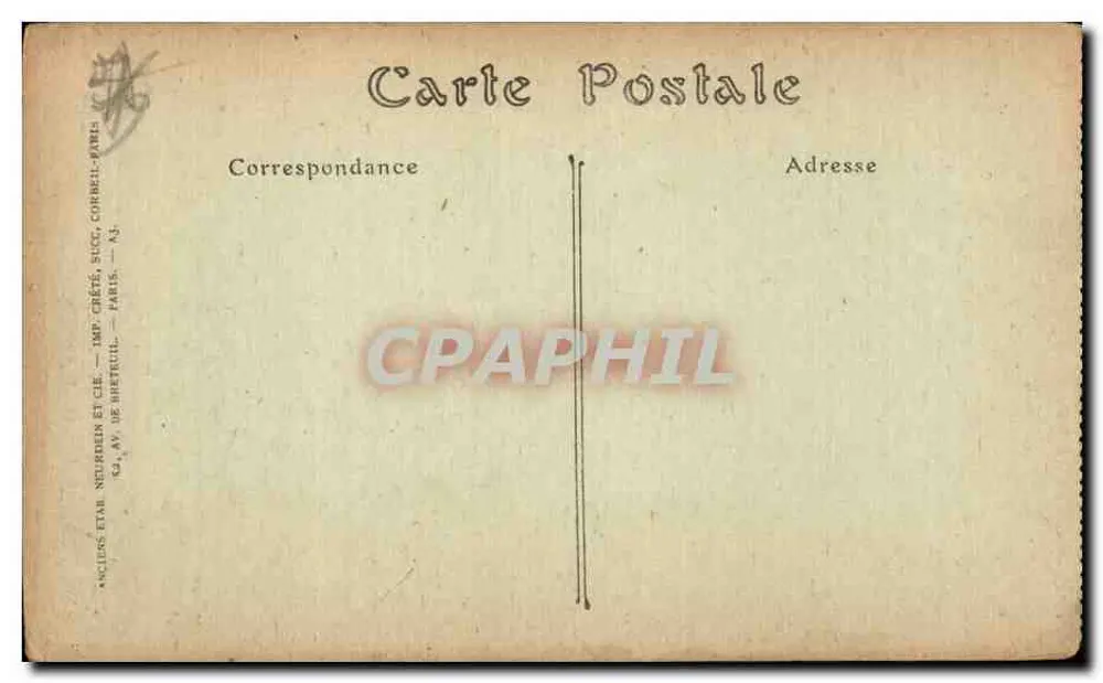 Dieppe — Der Calvarienberg und die Kapelle von Bonsecours — JND J.HOC. - Rückseite