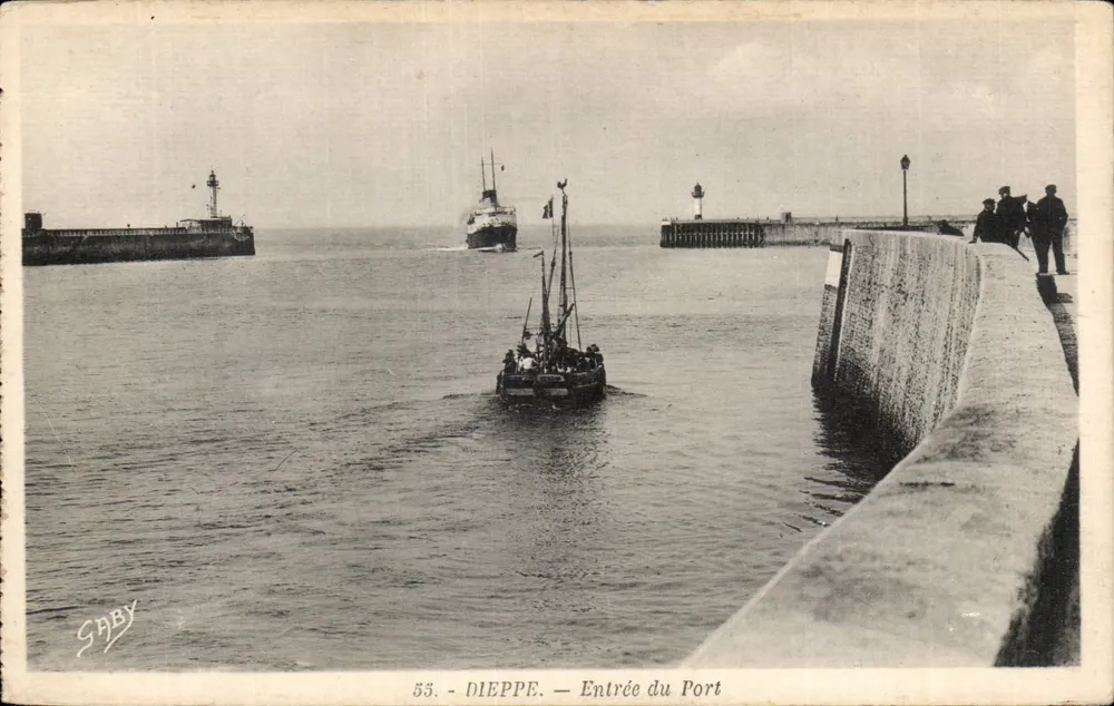 Dieppe — Invoer van het Haven — Uitgave Gaby, n° 53 - Voorkant