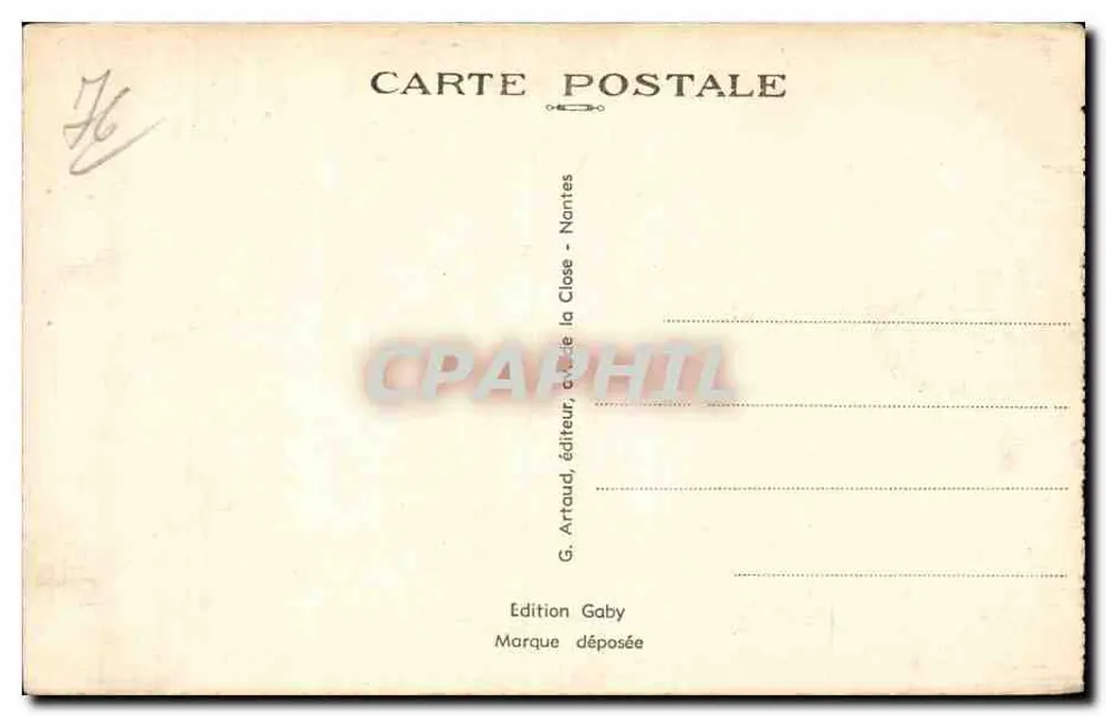 Dieppe — Invoer van het Haven — Uitgave Gaby, n° 53 - Achterkant