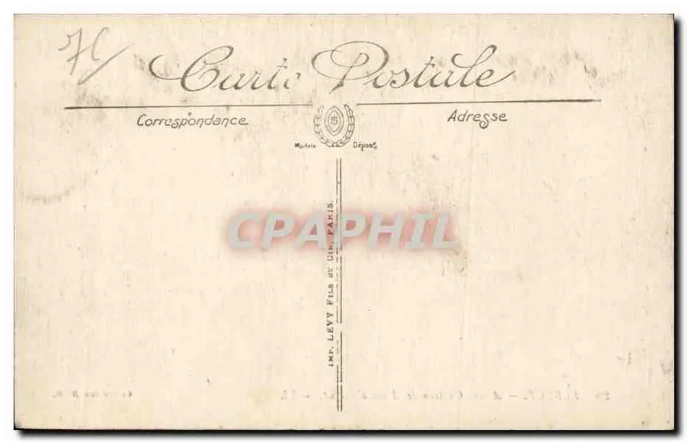 Elbeuf — Antigo Castelo dos Duques de Elbeuf — Coleção N.G. - Verso