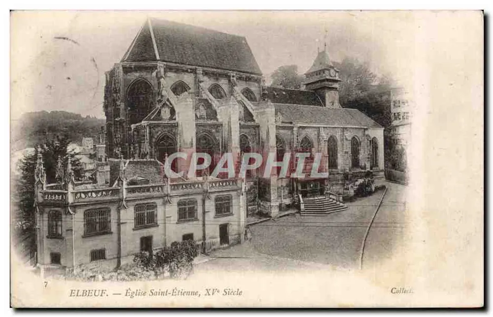 Elbeuf — Igreja de São Etienne, Século XV — Coleção - Frente