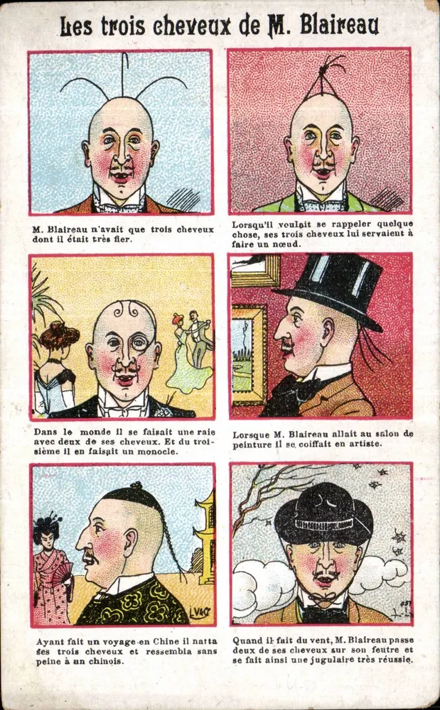Die drei Haare von Herrn Blaireau — humoristische Zeichentrickserie — von L.VAC veröffentlicht - Vorderseite