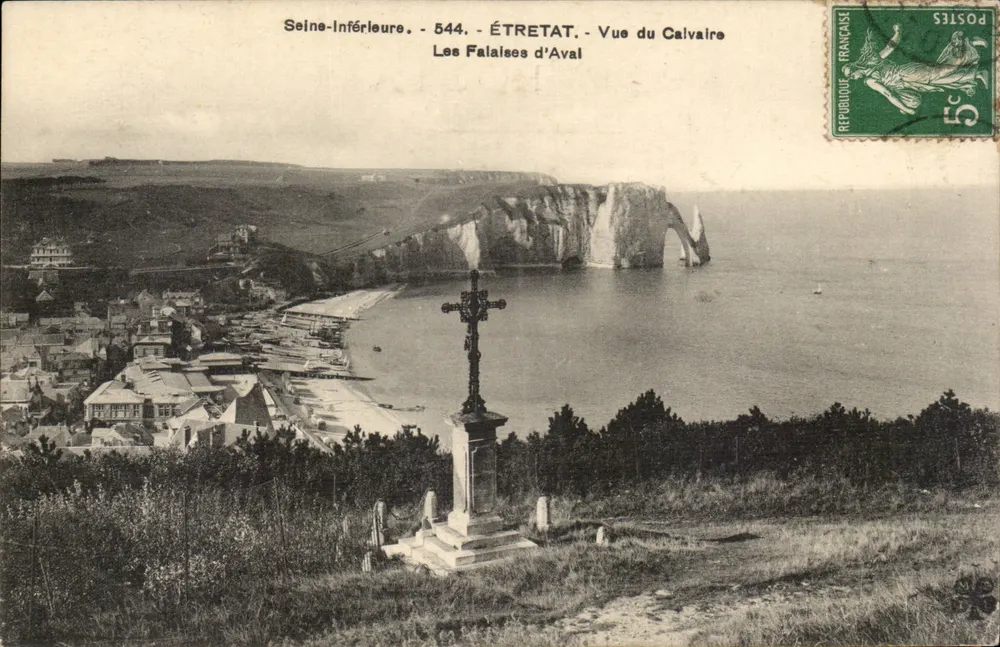 ÉTRETAT - Vista do Calvário - As Falésias de Aval - 544 - Frente