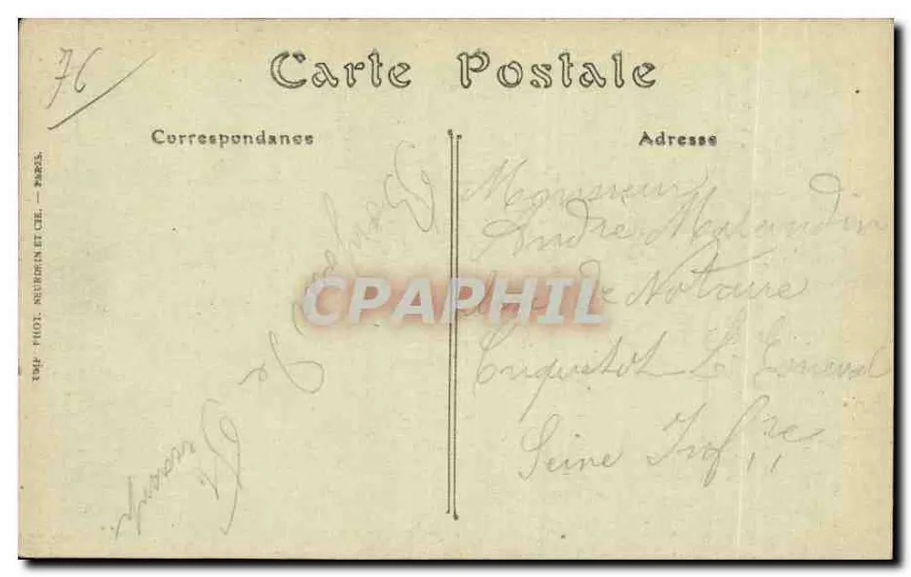 Fécamp — O Antigo Hospital — ND. Fot. - Verso