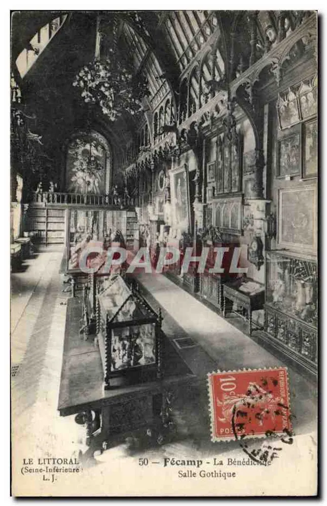Fécamp - A Benedictina Sala Gothique — L. J. — n°50 - Frente