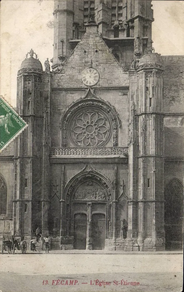 Fégamp — A Igreja de São Etienne — Editor não identificado, n° de série 13 - Frente