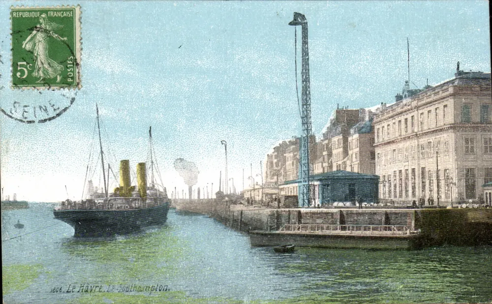 Le Havre — O Southampton — Editor: G. Viony - Frente