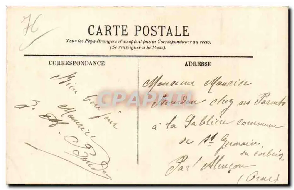 Sainte-Adresse – Pałac Regat – LL, nr 619 - Rewers