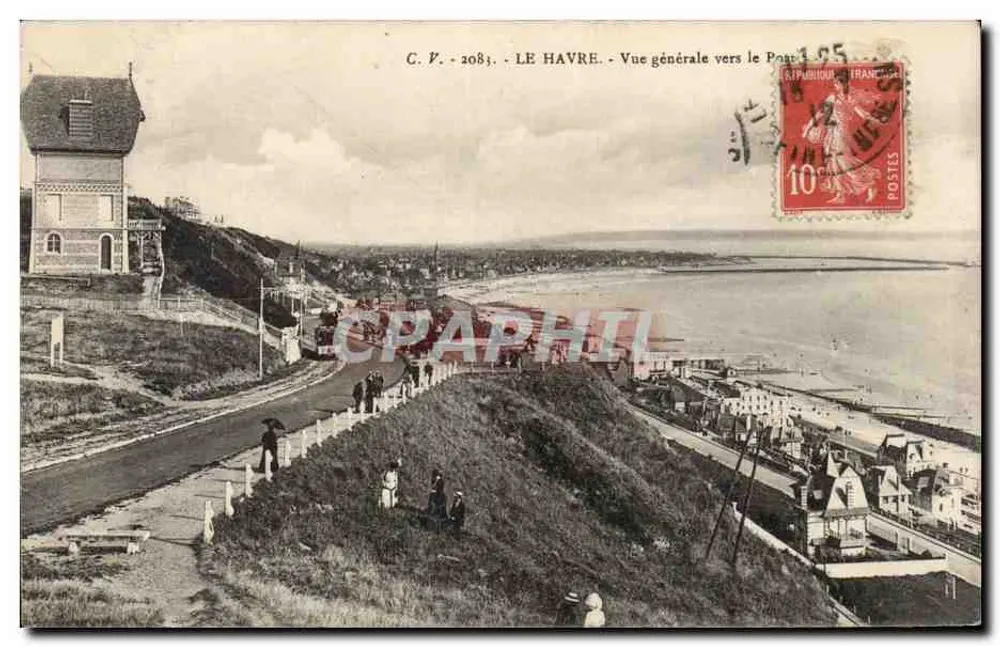 Le Havre — Vista geral para o Porto — C.P. 2083 - Frente