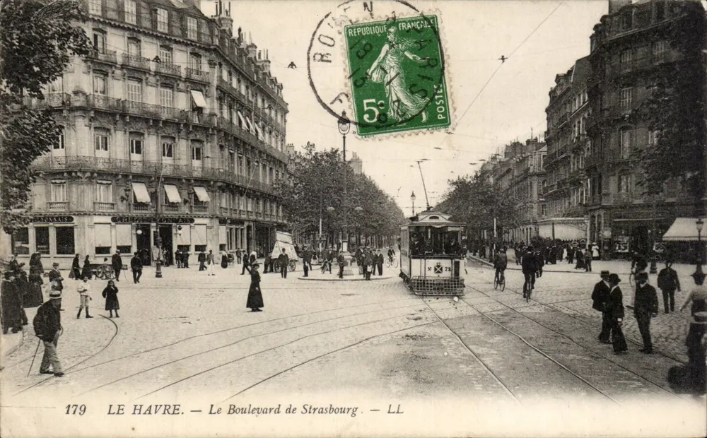 Le Havre — O Boulevard de Strasbourg — LL - Frente