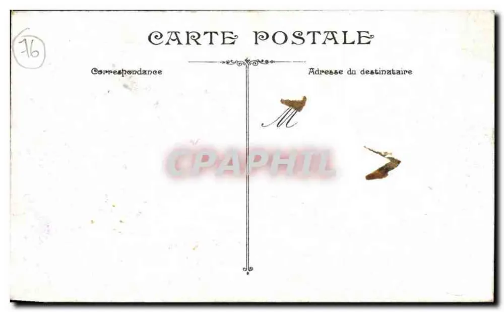 Le Havre - Bassin du Commerce — uitzicht op de haven met schepen — L.V. & C° - Achterkant