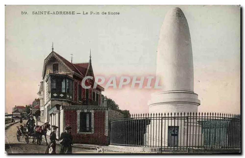 Sainte-Adresse — A Vista do Pain de Sucre — n°59 - Frente