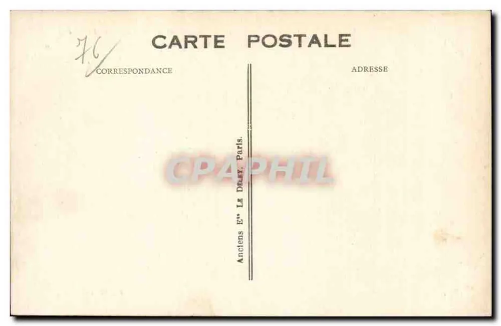 Le Havre — Das Rathaus und der Garten — P. G. Le Havre - Rückseite