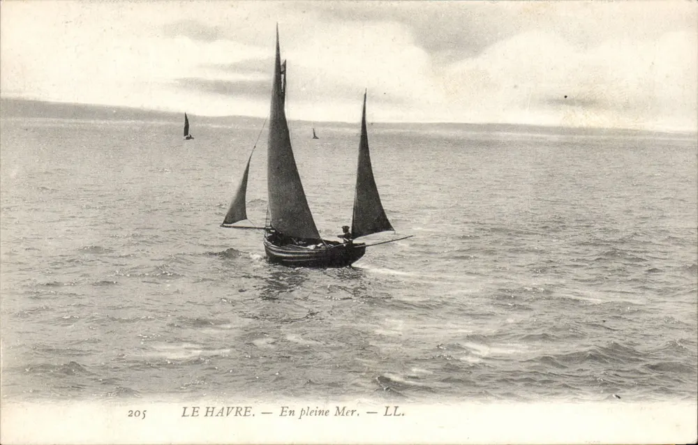 Le Havre — No Meio do Mar — LL. — N° 205 - Frente