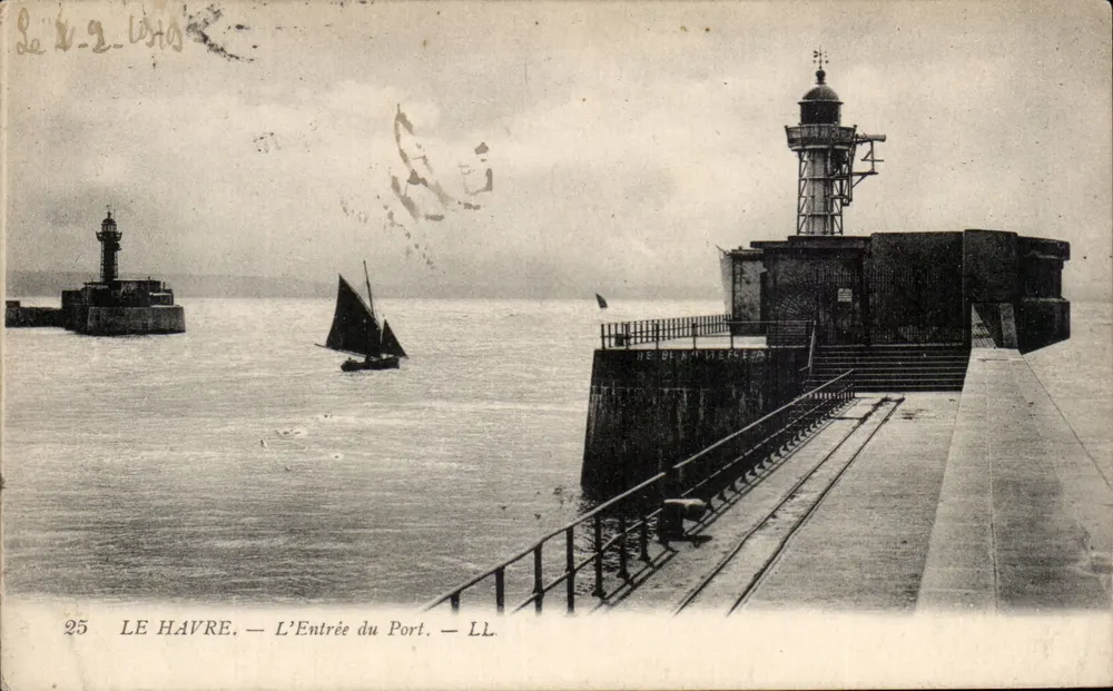 Le Havre — A Entrada do Porto — LL - Frente