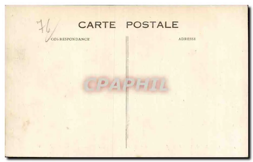 Le Havre — Das Casino und der Strand — B.P.D. - Rückseite