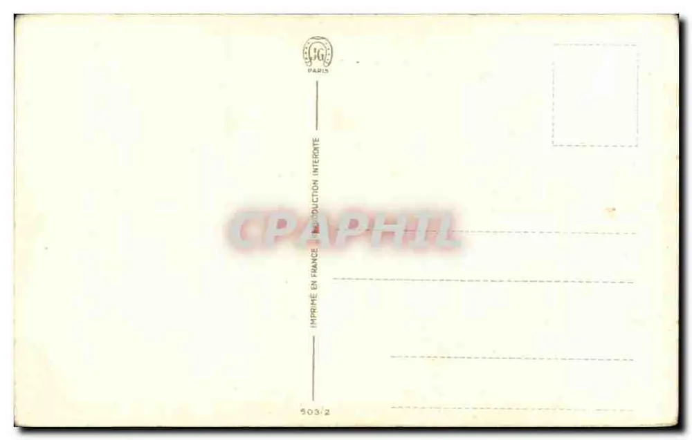 Die squallters — Tier-Szene — Verlag JG Paris, Nr. 503/2 - Rückseite