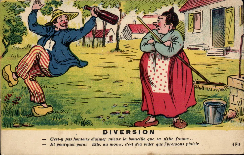 Diversion — J. Nozais, Edição S. Quai Braucon, Nantes — n° 180 - Frente