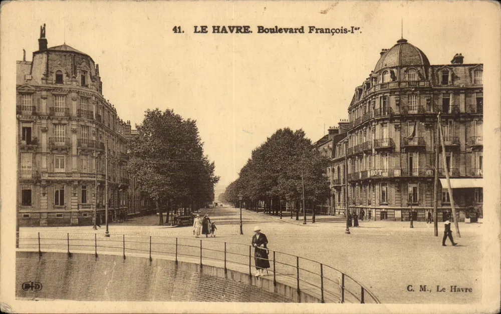 Le Havre — Boulevard François-Ier — C. M., Le Havre - Frente