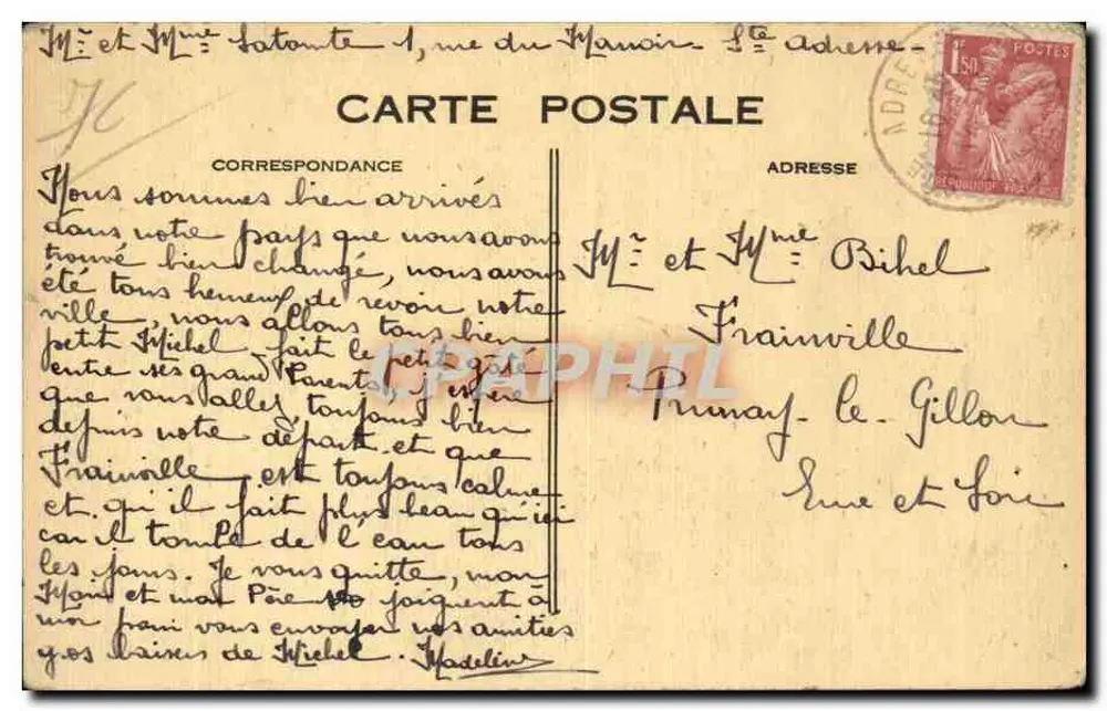 Le Havre — Boulevard François-Ier — C. M., Le Havre - Verso