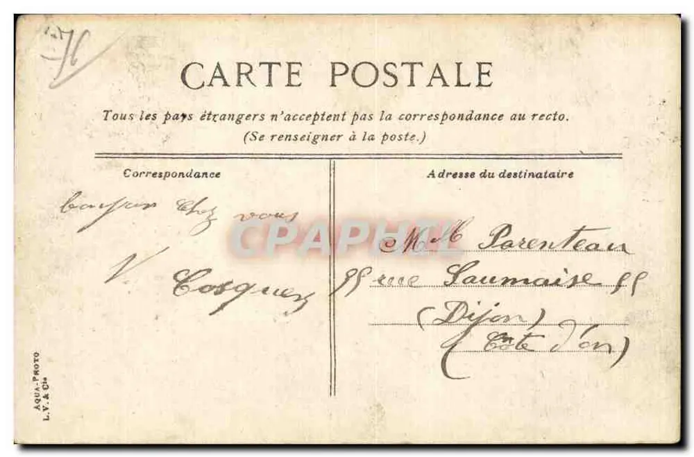 Le Havre - Canto da Praia — editor Lévy & Cie, n°22 - Verso