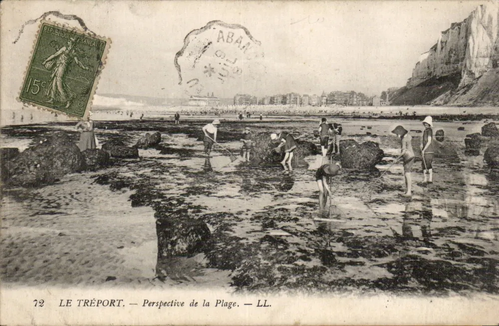 LE TRÉPORT — Perspectiva da Praia — LL. - Frente