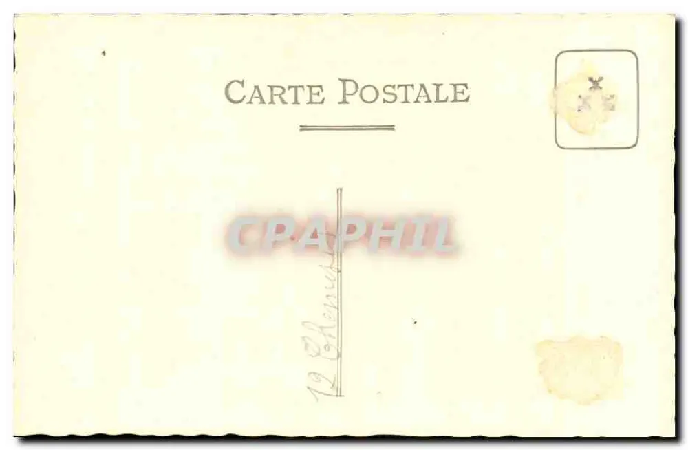 Soldat in Uniforme — Portrait — Ansichtskarte - Rückseite