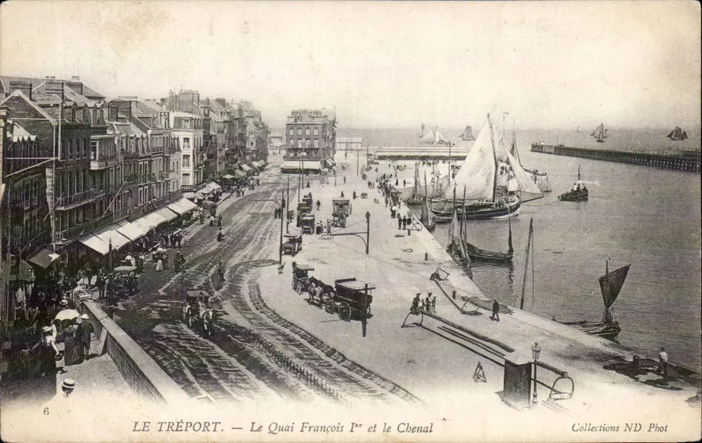 Le Tréport — Quai François Ier und der Kanal — Collections ND Phot - Vorderseite