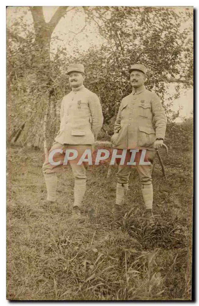 Zwei französische Soldaten — 2. November 1917 — Verlag Guilland & Cie, Paris - Vorderseite