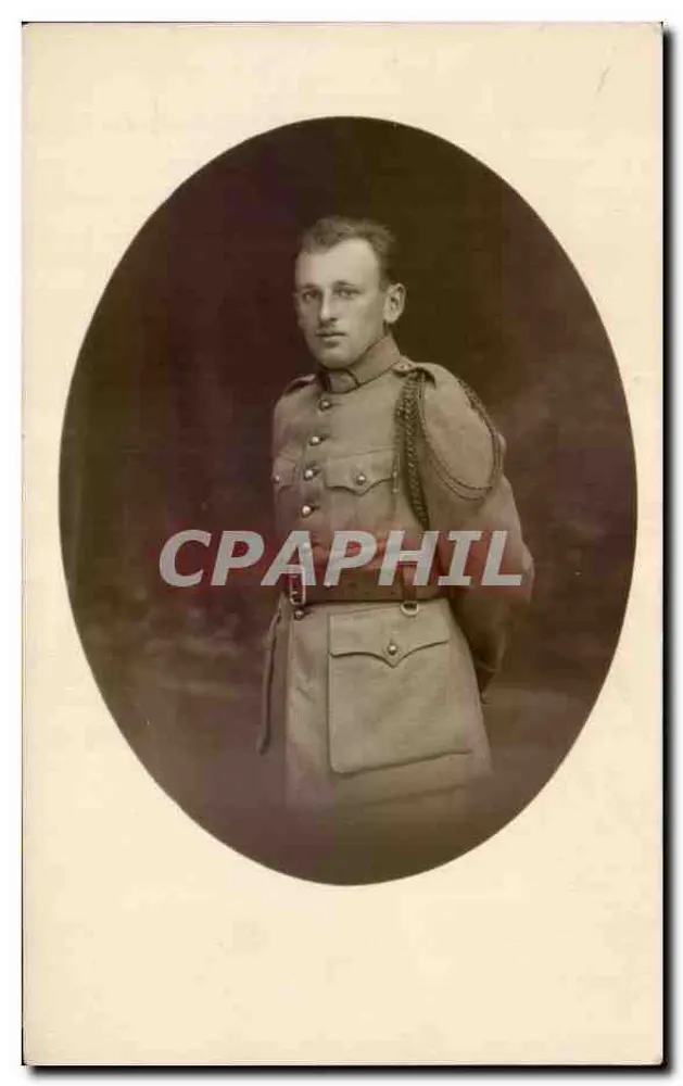 Soldat im Uniform — Portraitstudio — R. DELAUNAY, S.-BRIEUC - Vorderseite