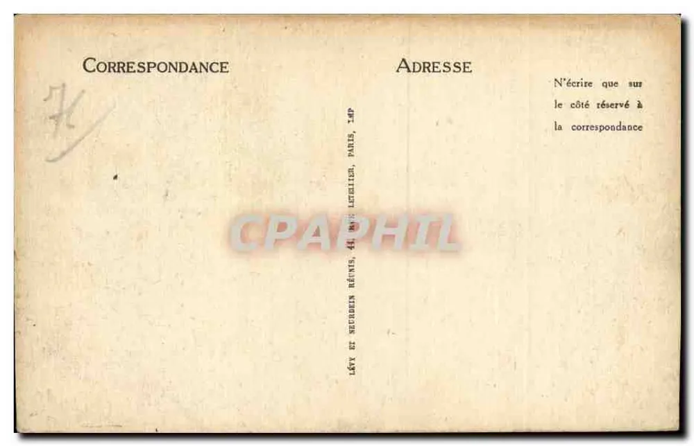 Le Tréport — O Calvário — LL - Verso