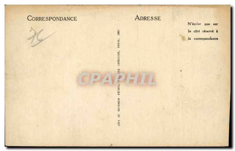 Le Tréport — O Carino — LL - Verso