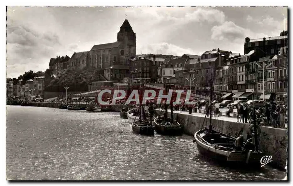 Le Tréport — Der Hafen und die Kirche Saint-Jacques — Cap - Vorderseite