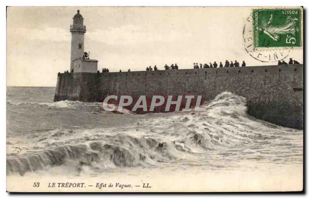 Le Tréport — Efeito de Ondas — LL. n°53 - Frente