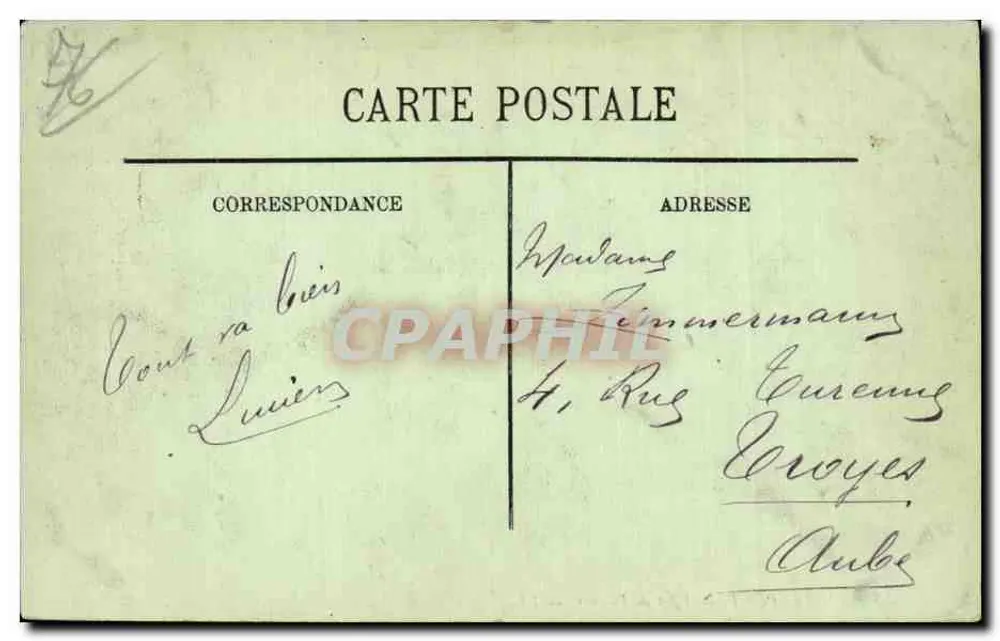 Le Tréport — Efeito de Ondas — LL. n°53 - Verso