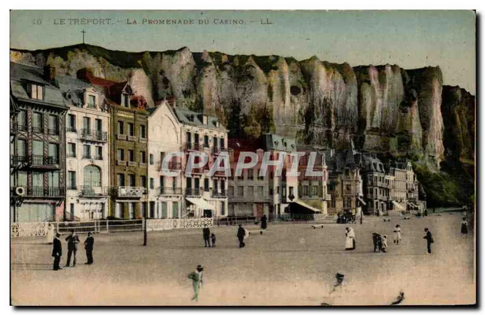 Le Tréport — Die Promenade des Casinos — LL - Vorderseite