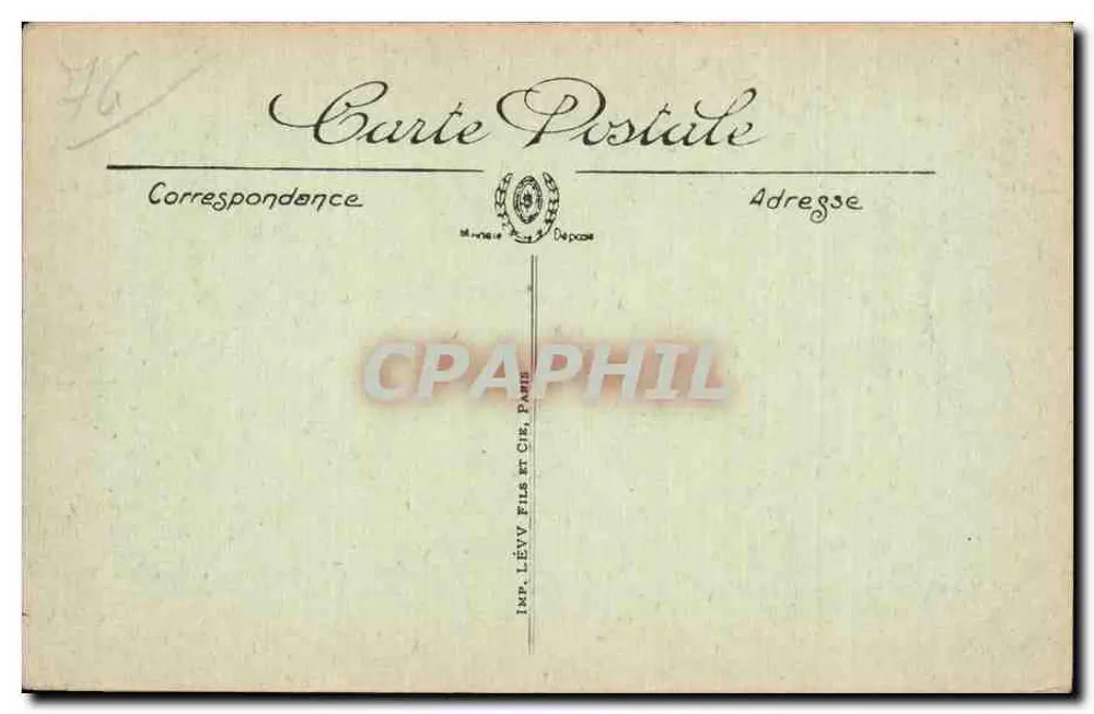 Le Tréport — Die Promenade des Casinos — LL - Rückseite