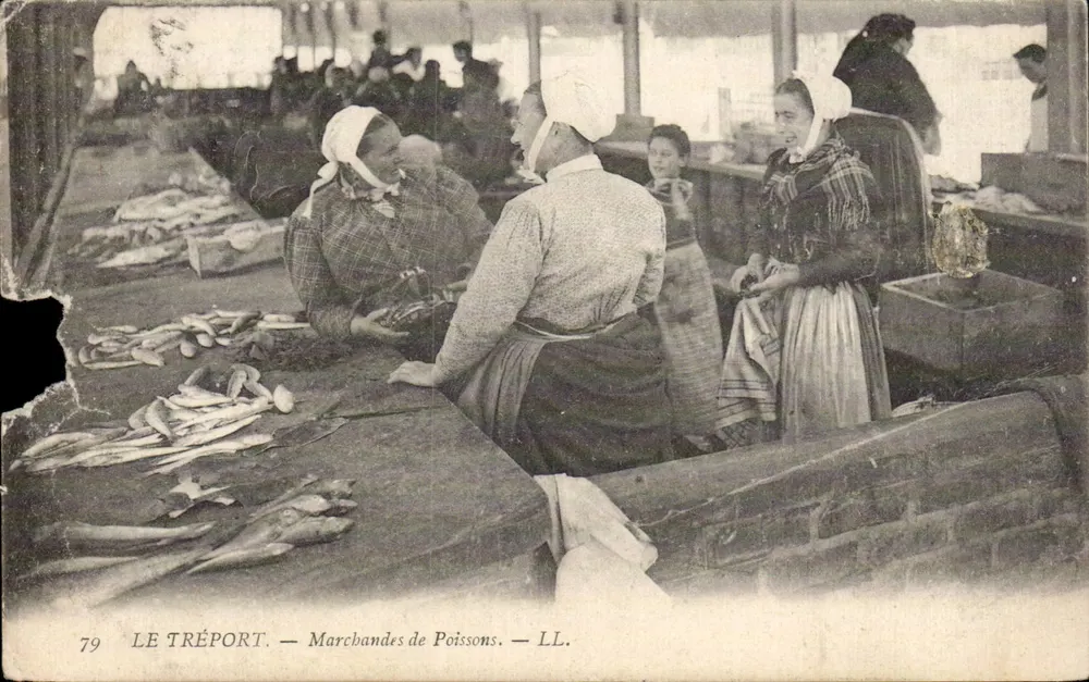 Le Tréport — Marchandes de Poissons — LL. n°79 - Frente